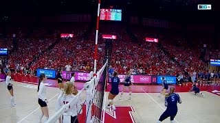 Top Offensive Plays of September  Big Ten Volleyball [upl. by Ahsemot]