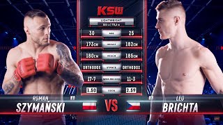 KSW Free Fight Leo Brichta vs Roman Szymanski [upl. by Htebesile]