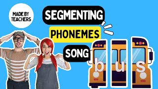 Segmenting Phonemes  Phonemic Awareness Song [upl. by Aniger]