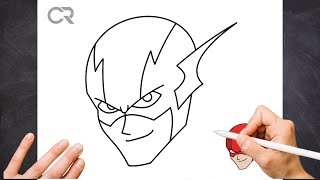 How To Draw FLASH Easy step by step  MARVEL [upl. by Macmillan]