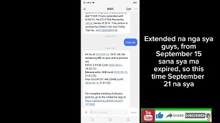 HOW TO EXTEND GO PROMO LOAD FOR 7 DAYS IN GLOBE SIMCARD [upl. by Nesnah379]