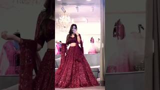 Trending Lahanga Gown Dress  Stylish Colour Lahanga  Best Colour Lahanga Status [upl. by Arahsal158]