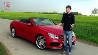 Mercedes EClass 2013 Cabriolet review  Auto Express [upl. by Anasxor]