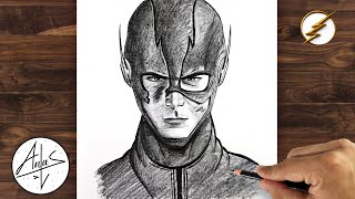 How to Draw The FLASH  Drawing Tutorial step by step [upl. by Euqnomod]