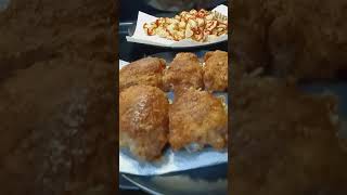 My Frying Chicken Thighsamp Fries For Tonight Dinner 10262024 Part 3 friedchicken shortvideo [upl. by Ratib]