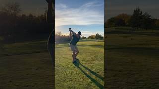 Hitting a Low Stinger with Driver golftechnique [upl. by Ytsirhc]