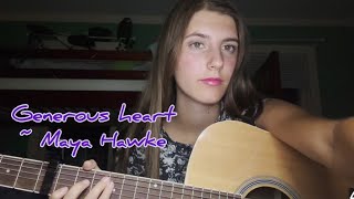 Generous Heart  Maya Hawke Guitar Cover [upl. by Sada]