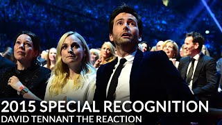 NTA 2015 Special Recognition  David Tennant The Reaction [upl. by Ateekahs]