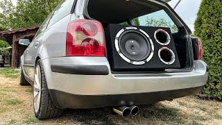 Am Montat un Subwoofer Pe Passat  Unboxing si Montare Subwoofer SLICK CBR 12AV0 pe Passat b55 [upl. by Angeli]