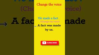 Change the voice Active to Passive Voice English GrammarSSC Board English Grammar [upl. by Allertse]