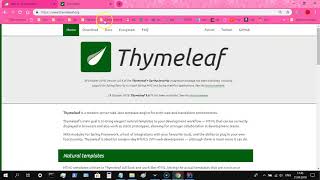 SpringMVC  Thymeleaf  using XML [upl. by Ecidnacal]