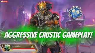 Apex Legends MOST FEARED CAUSTIC Season 22 [upl. by Burgwell727]