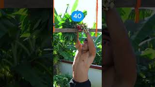 Can you guess how many cassava leaves can bear my weight🤔 funny challenge shorts video [upl. by Ylrebmyk412]