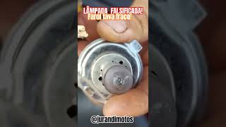 Farol fraco Como saber se a lâmpada é falsificada motos oficina dicas titan150 [upl. by Leanna]