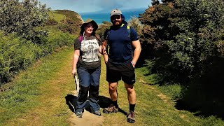 WALKING IN EAST SUSSEX  SPRING  HASTINGS COUNTRY PARK AND OLD TOWN [upl. by Annovad]