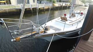 on deck for a spontaneous topside tour of a 1985 Cabo Rico 38 [upl. by Markowitz174]