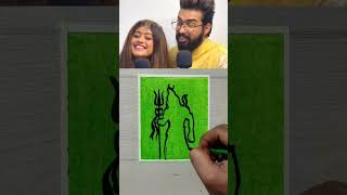 Shiv tandav stotram 😍🙏🏻 viral art shorts trend [upl. by Haggi486]