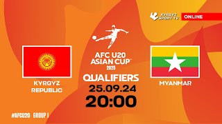 Kyrgyzstan  Myanmar  AFC U20 ASIAN CUP QUALIFIERS  GROUP «I» [upl. by Acinom220]