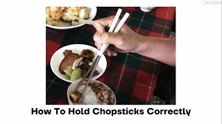 How to Use Chopsticks for Beginners [upl. by Lexine]