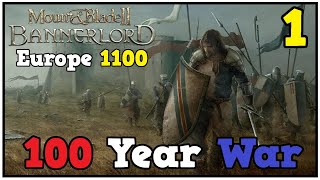 I Play As A Impoverish English Noble In The 100 Year War  Europe 1100 1  Mount amp Blade Bannerlord [upl. by Sonaj]