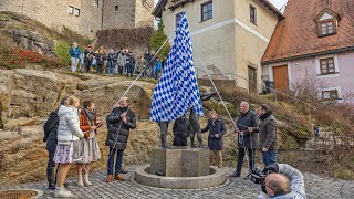 Gelebte Oberpfälzer ZoiglTradition Falkenberg ist um zwei Sehenswürdigkeiten reicher [upl. by Yrnehnhoj234]