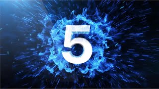 Shocking style shock wave 5 seconds countdown video  CountdownVideo [upl. by Laertnom]