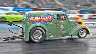 UK Outlaw Anglia Drag Racing Compilation [upl. by Ttreve938]