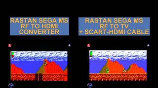 MODULATORE RF TO HDMI VS RFTV TO SCARTHDMI CONVERTER CABLE [upl. by Talya]