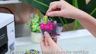 How to install LC422  LC422XL ink cartridge into your printer [upl. by Susannah]