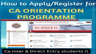 ICAI ICITSS Registration Full Process Step By Step [upl. by Ali]