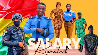 SALARY of the various SECURITY SERVICES in Ghana WASSCE ENTRANTS [upl. by Acinoryt]