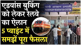 IRCTC Ticket Booking टिकट बुक करने को लेकर रेलवे का पूरा फैसला समझिए  IRCTC [upl. by Higginbotham]