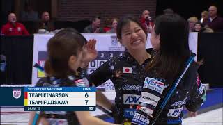 BOOST National Highlights  Fujisawa vs Einarson Oct 7 2022 [upl. by Nesyrb]