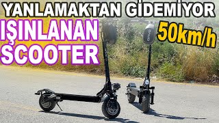 3 SANİYEDE 50KMH YAPAN ELEKTRİKLİ SCOOTER  1600W Onvo 12 X Plus [upl. by Gerick]