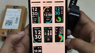 Realme Band 2  Custom Screen Faces  How to setup Realme band 2 Screen Theme [upl. by Sherwin]