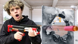 We test our Hardest Shooting Blaster out of our Nerf Collection [upl. by Garrick]