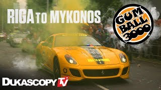 Dukascopy TV Gumball 3000 Rally Riga To Mykonos Dukascopy [upl. by Joerg]