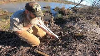 Beaver Trapping Setting traps on new property [upl. by Ragan]