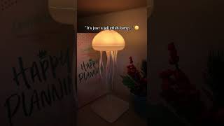 So cute😍🥺jellyfishlamp foryoupage❤️❤️ foryoupageofficiall jellyfish lamp [upl. by Rednaxela]