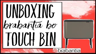 Unboxing Brabantia Bo Touch Bin with Plastic Buckets [upl. by Assenaj]