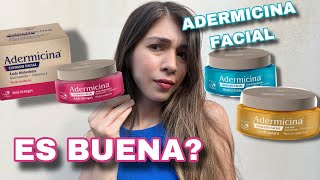 Crema ADERMICINA FACIAL mi reseña mi experiencia ES BUENA ME ARRUINO LA PIEL review skincare [upl. by Grethel]