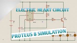 Electronic Heart Simulation in Proteus 8 [upl. by Veta996]