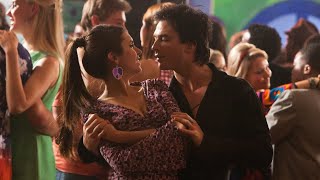 TVD 2x18  Elena dances with Damon at the school dance  Delena Scenes HD [upl. by Nosnorb]