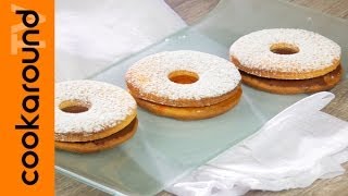 Occhi di bue  Biscotti di pasta frolla con marmellata e nutella [upl. by Varian939]