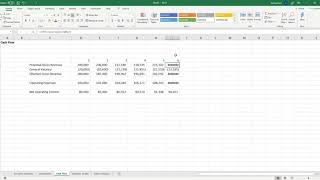 Build a Real Estate Financial Model Part 1 Basic Cash Flow [upl. by Htbazile]