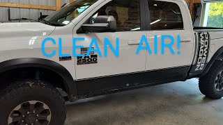 2018 Ram 4th Gen Cabin Air Filter Replacement EASY [upl. by Ednihek682]