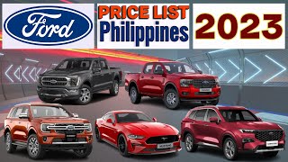 FORD Price List in Philippines 2023 [upl. by Anem199]