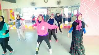 GADIS DAN BUNGA  RAHIMAH RAHIM dancefitness danceworkout fitness [upl. by Trebleda]