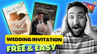 Wedding Invitation Video Template Free Download [upl. by Yrevi42]