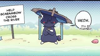 Help Scaramouche Cat Cross the River Genshin Comic Dub [upl. by Neeruan53]